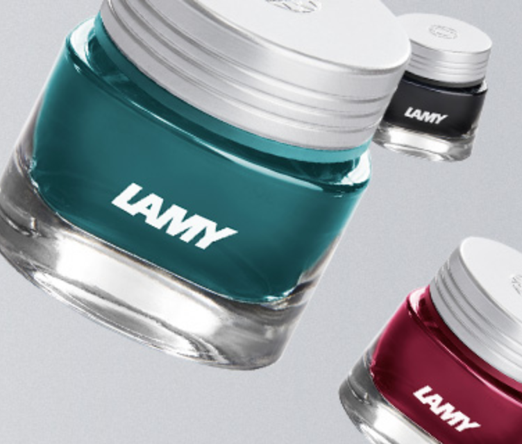 LAMY новые цвета чернил Crystal